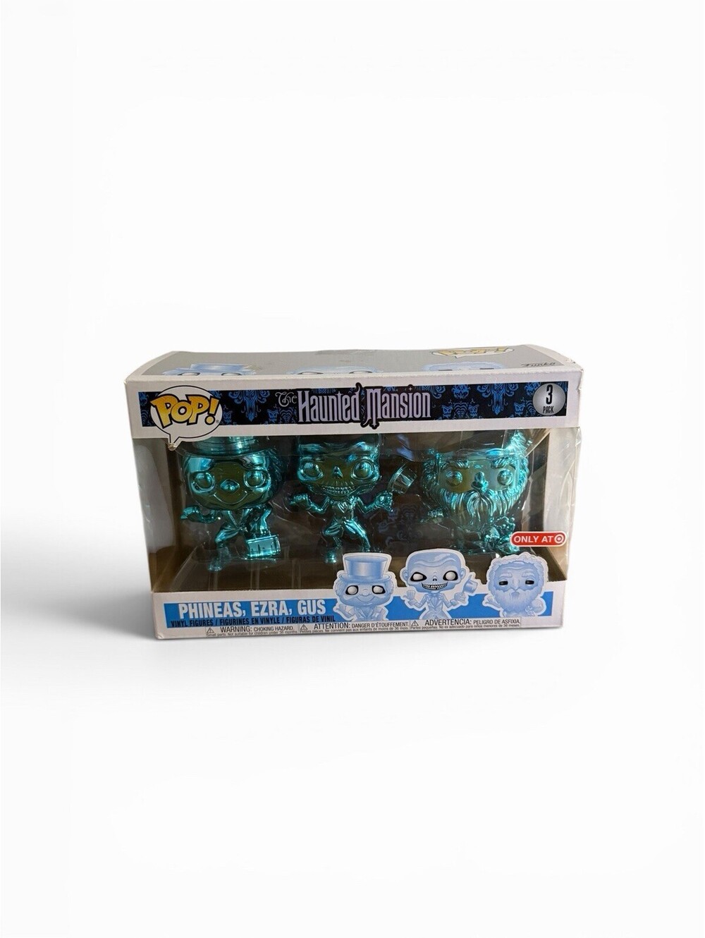 Funko Pop! Disney Haunted Mansion Phineas Ezra Gus 3-Pack Vinyl Target Exclusive